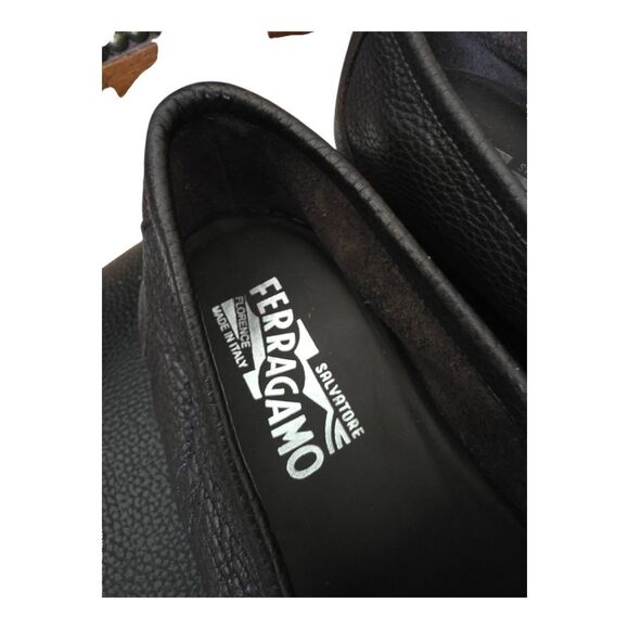 SALVATORE FERRAGAMO Grandioso Gancini Bit Leather Moccasin - Size 12 - Picture 7 of 8